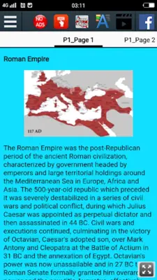 History of Roman Empire android App screenshot 4