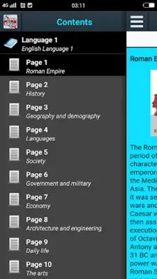 History of Roman Empire android App screenshot 5